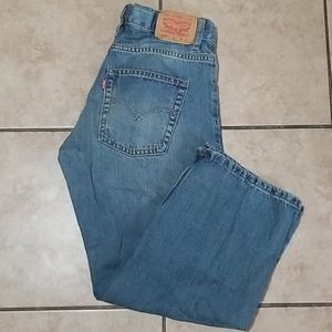 Levi's Jeans Boys 550 Relaxed Size 8 Husky W28 L23